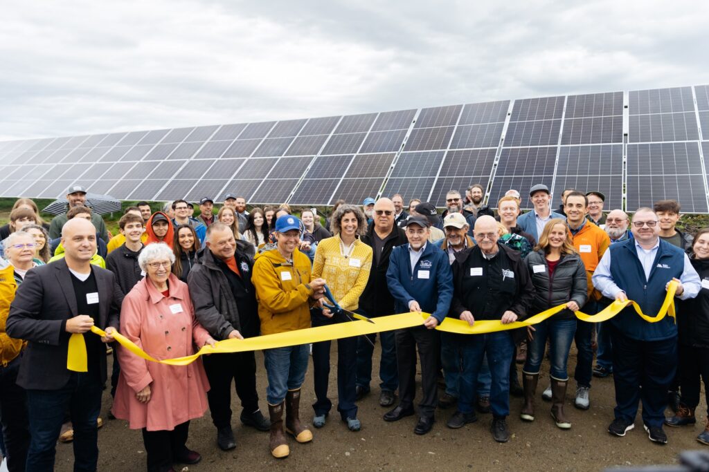 Houston Solar Farm Ribbon Cutting Celebration group shot